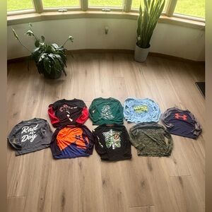 Lot of 8 size 6 long sleeve shirts